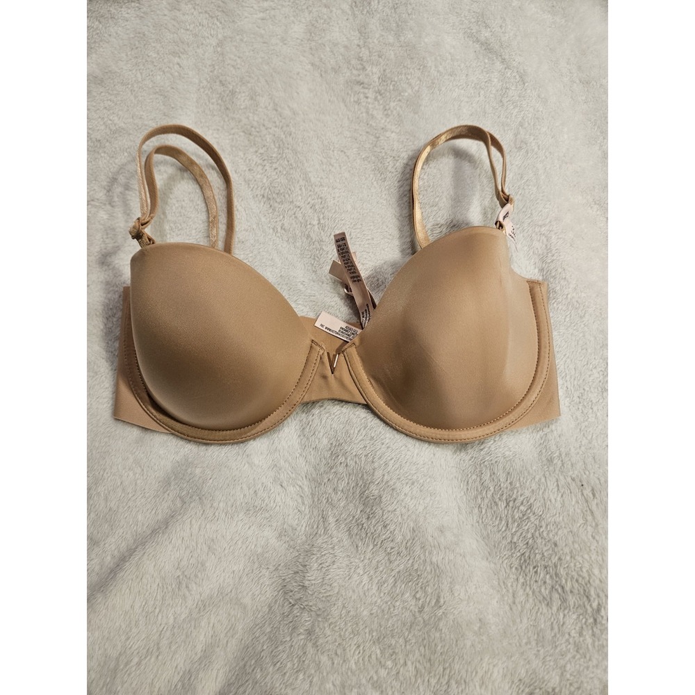 Victoria's Secret Nwt 32d Lightly Lined Multi-way Beige Bra
